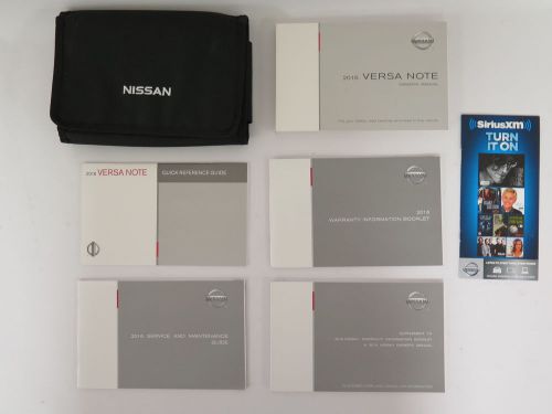 2016 nissan versa note owners manual book