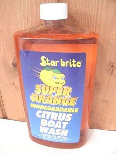 Star brite super orange citrus boat wash, 32oz ~ new ~ free shipping