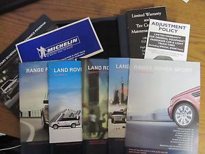Range rover sport owners handbook complete with leather case 2005-2009 nice