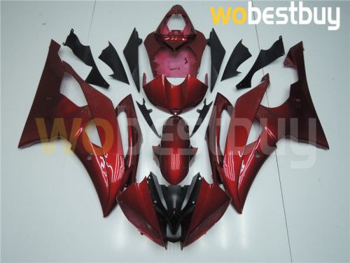 Injection mold red plastic bodywork fairing fit for yamaha 2008-2015 yzf r6 l65