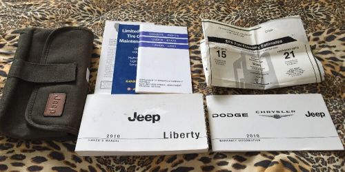 2010 jeep liberty owner&#039;s owner manual user guide sport limited edition renegade