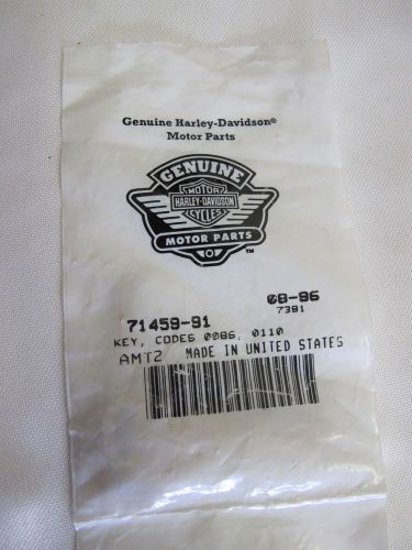 Harley davidson key 71459-91