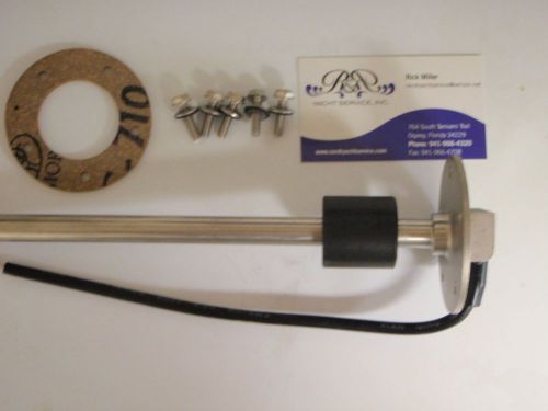 Fuel gas tank gauge sender kus 11.5 inch stainless with screws water fuel diesel