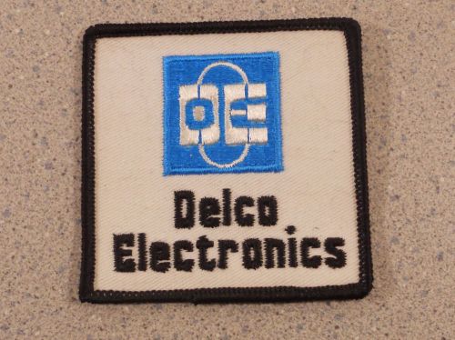 Vintage patch delco electronics