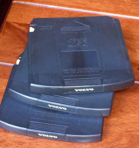 Three volvo oem used 3-cd changer cartridge magazine