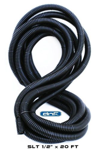 1/2" split wire loom conduit 20 ft polyethylene tubing car audio installation