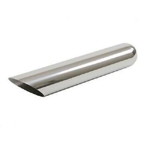 4 inch stainless steel chrome exhaust tips pair (2)