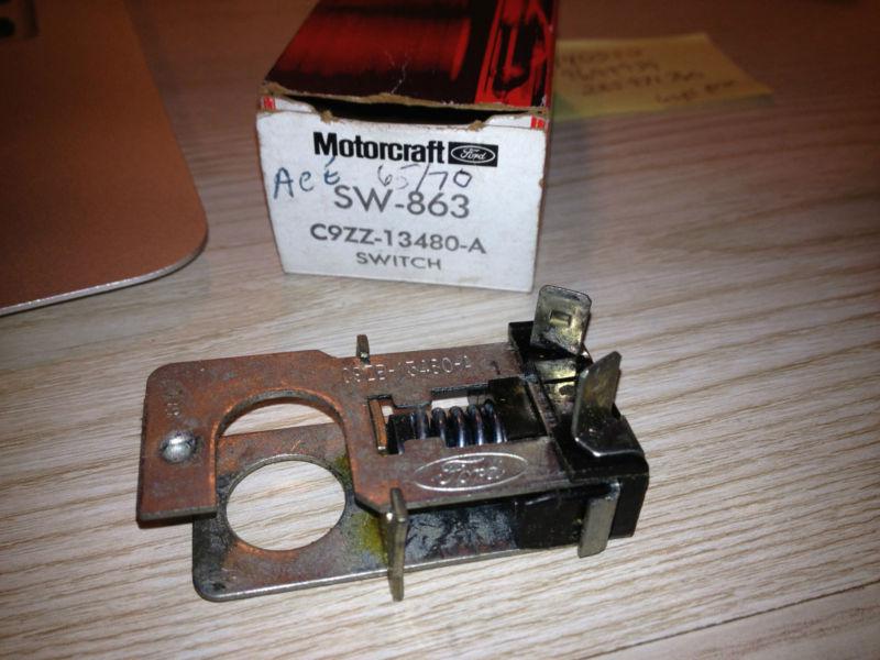 Ford nos brake light switch c9zb-13480-a mustang fairlane cougar sw-863 