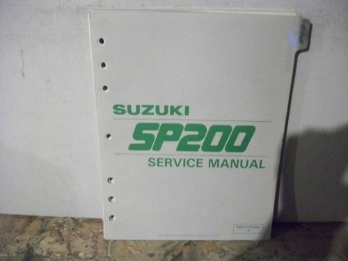 Manual suzuki sp 200 service manual c9