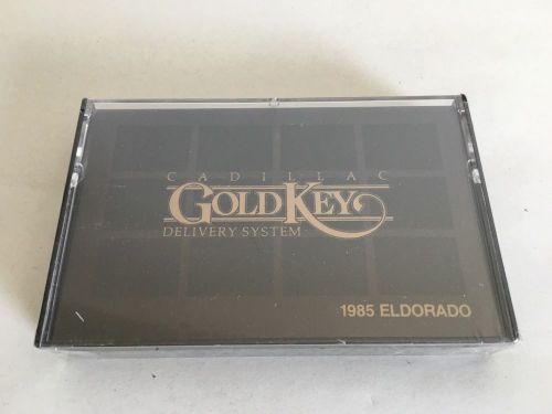 1985 cadillac el dorado gold key delivery system cassette tape