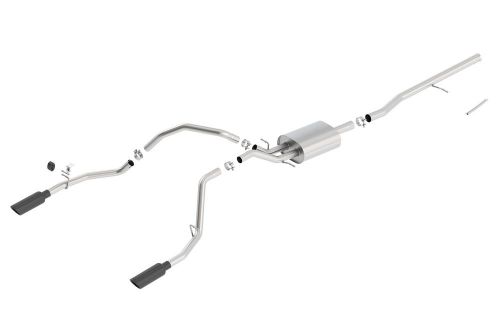 Borla 140536bc s-type cat-back exhaust system fits sierra 1500 silverado 1500