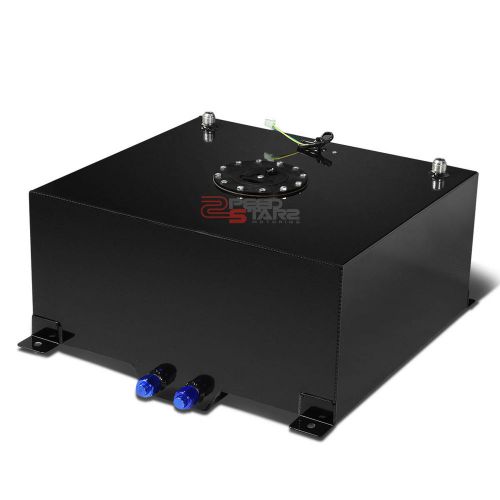 15.5 gallon lightweight black aluminum gas fuel cell tank+level sender 20x18x10"