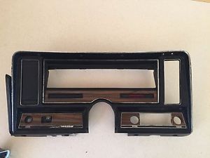 Chevy nova ss insturment panel
