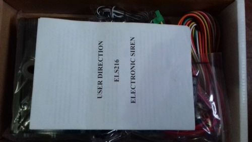Electronic siren els216