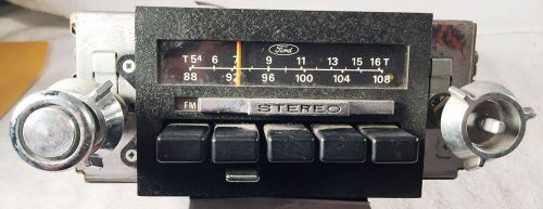 68 69 70 71 72 73 ford mustang am fm stereo radio mach 1 cougar shelby torino