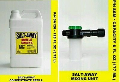 Salt away gallon concentrate &amp; mixing unit boat cleaner boat care
