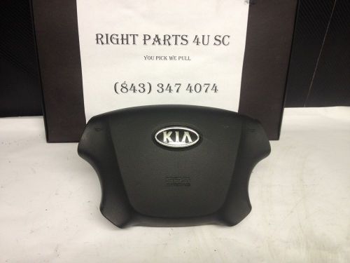 06 07 08 kia optima driver wheel air bag without audio controls black oem