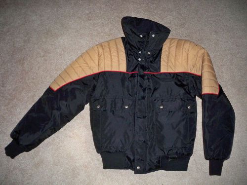 Vintage yamaha snowmobile snowmobiling sled racing men's jacket coat size small