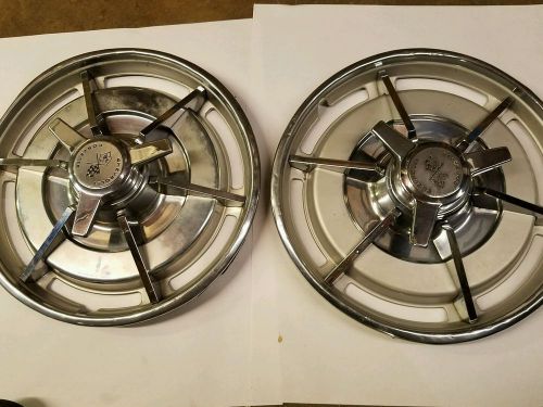 Vintage spinner hubcaps