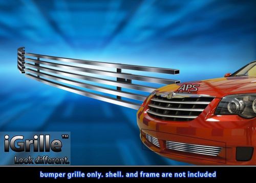 For 2004-2008 chrysler crossfire lower bumper stainless steel billet grille