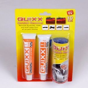 New!quixx scratch remover motorcycle boat auto paint repair travel kits