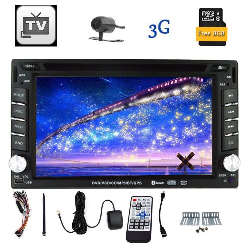 Gps hd in dash touch screen 6.2&#039;&#039; bluetooth stereo system car dvd player+camera
