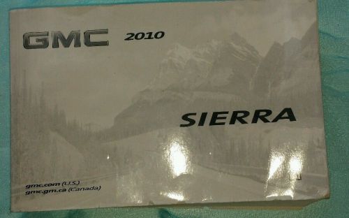 2010 gmc sierra owner&#039;s manual