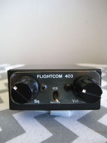 Flightcom 403 panel-mount intercom