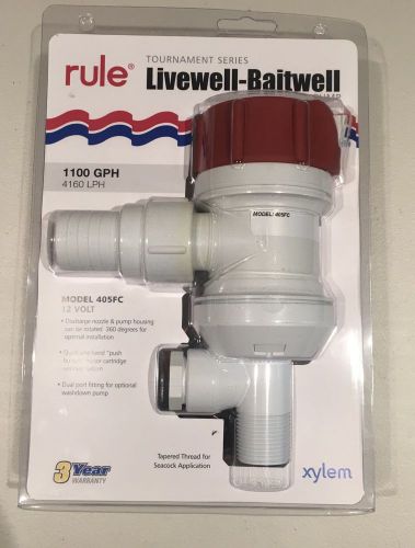 Rule Livewell-Baitwell 1100 GPH 12 volt Model 405FC, US $55.00, image 1