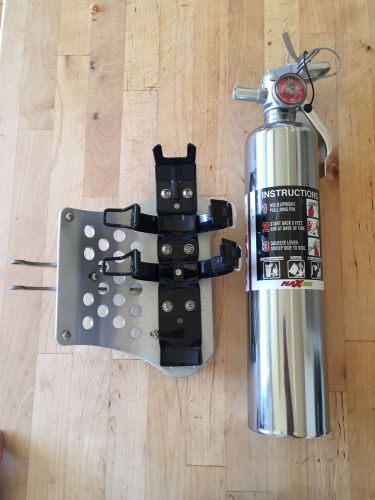 Rennline porsche 911-boxter-cayman 996/986 fire extinguisher and mount - silver