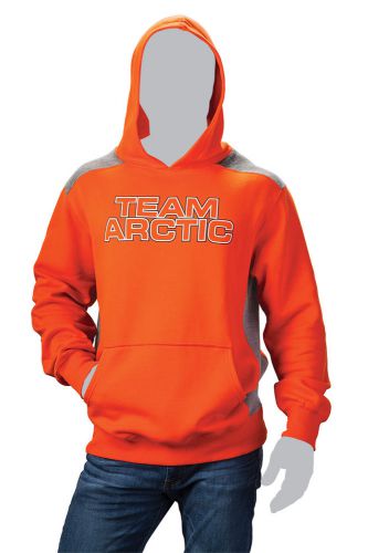 Arctic cat team arctic orange hoodie extra large 5273-966