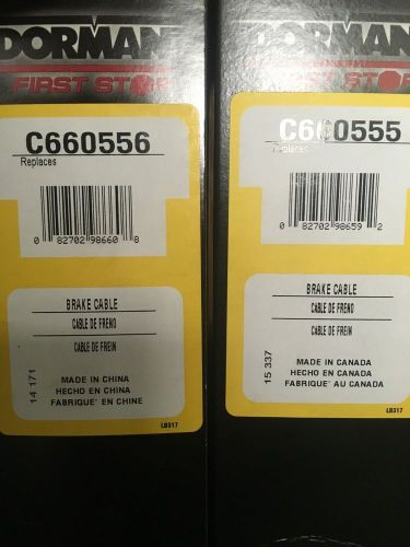 New dorman c660556 parking brake cables (first stop)