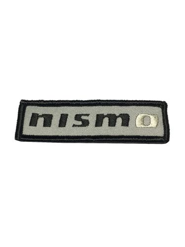 Nissan nismo 3.5&#034; x 1&#034; velcro tactical morale patch-wolf gray