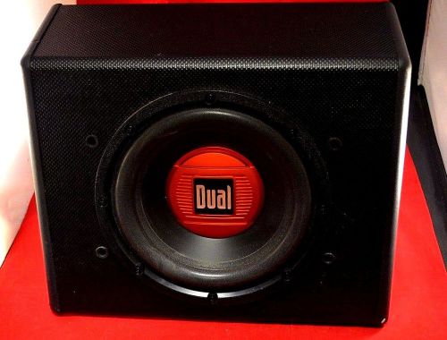 Dual 10 inch amplified sub woofer with hookups
