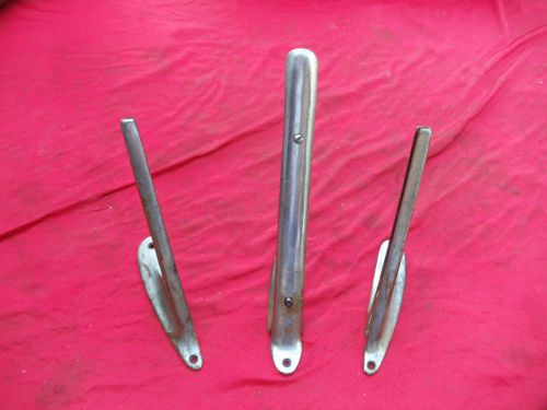 Correct craft chris craft speed boat runabout chrome windshield frame posts 1932