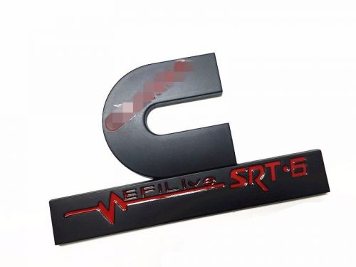 1pcs for dodge ram efilive srt6 turbo diesel black auto metal emblem nameplate