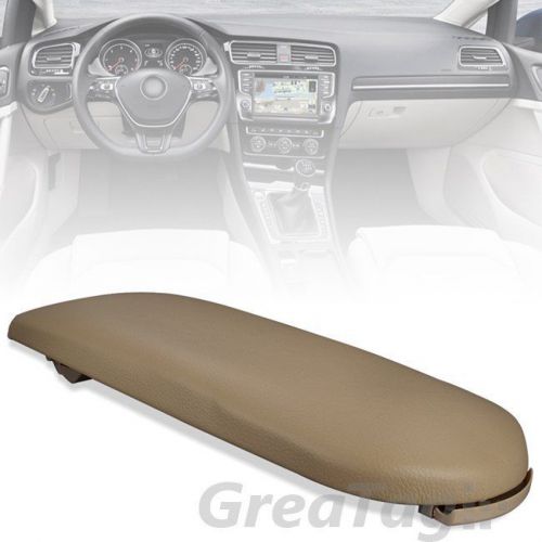 For vw jetta golf mk4 passat beige armrest cover console storage box lid cap