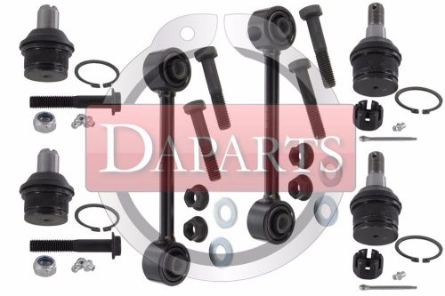 Lh &amp; rh stabilizer bar link 6.85&#034; lower upper ball joints for excursion 05 rwd