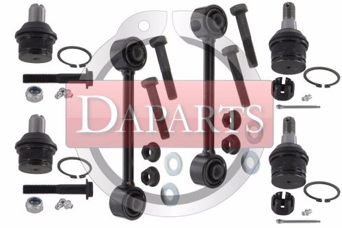 Lh &amp; rh stabilizer bar link 6.85" lower upper ball joints for excursion 05 rwd