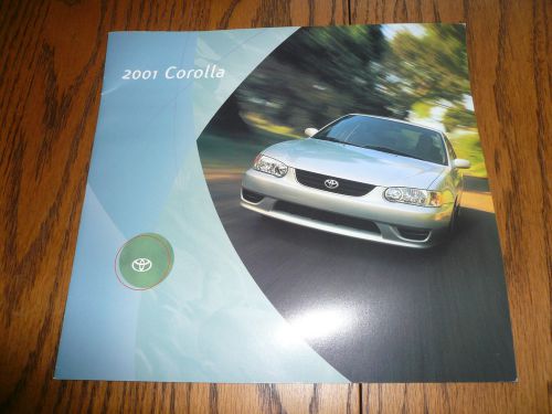 2001 toyota corolla sales brochure
