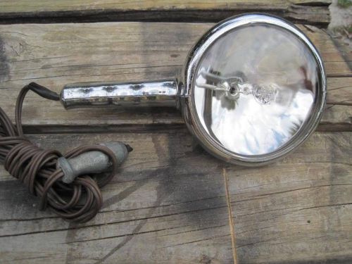 Vintage buick hand held 12v chrome spotlight
