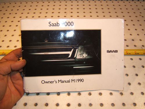 Saab 9000 1991 owner&#039;s genuine saab oem 1 manual only, saab 1990 9000