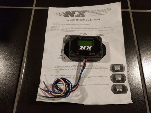 Nx 18959 nitrous express tps wot digital rpm window switch