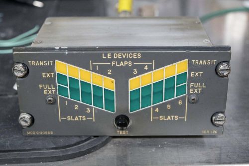 Boeing 737 oem leading edge devices/flaps indicator with connector