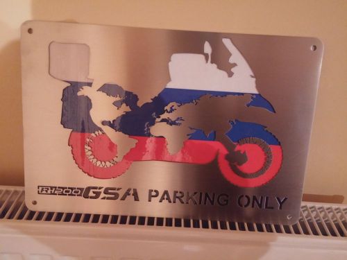 Bmw r 1200 gsa  r1200 gsa parking sign - unique gadget