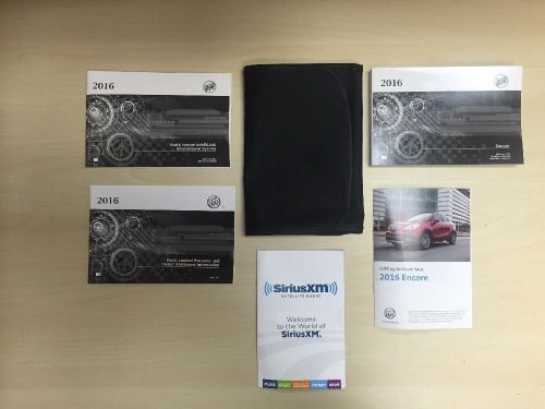 Buick encore  2016 owner manual books navigation , with case