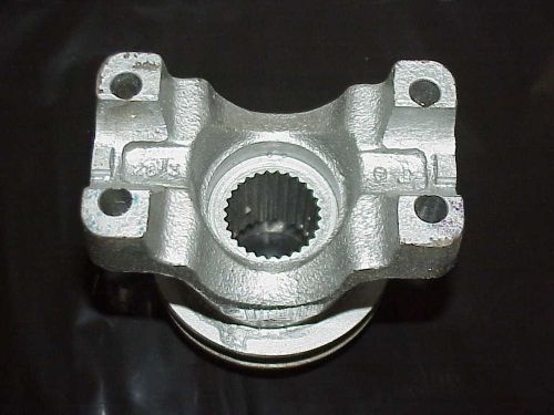 9 ford rear end 28 spline pinion yoke with pulley from a nascar team imca ump