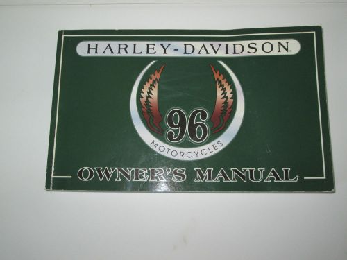 Harley davidson owners manual 1996  #99466-96a
