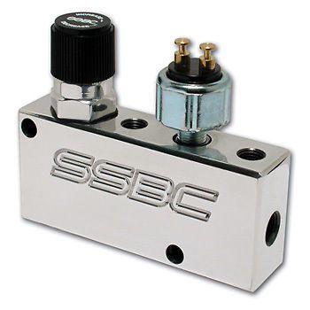 Ssba0730p -  ssbc a0730p  aluminum brake proportioning valves 3/8&#034; npt dual inle