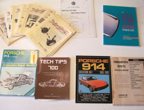 Porsche 914 library: shop manuals auto atlanta tech tips restorer&#039;s guide more